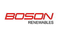 Boson Renewables logo – Tekaxis branding and digital marketing for renewable energy companies